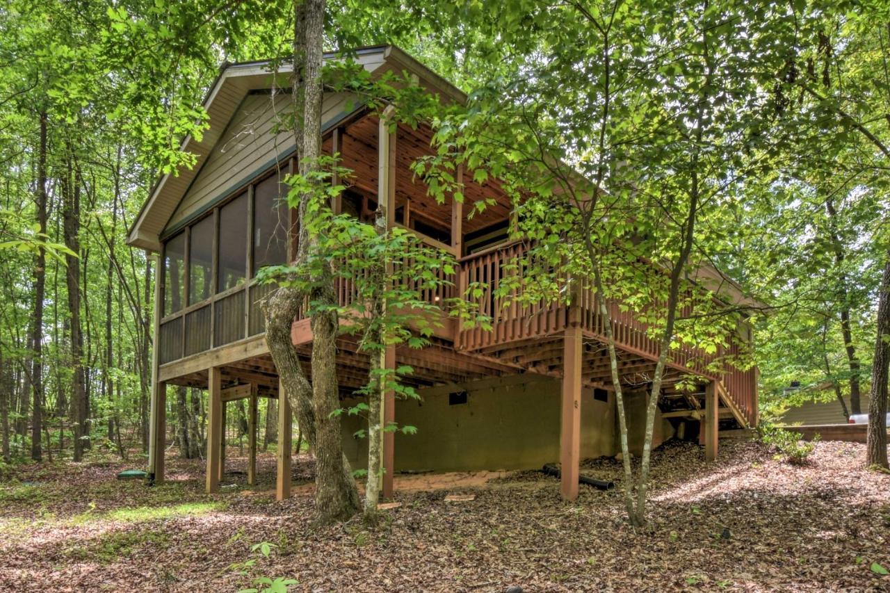 The Honeybee Cabin With Private Porch And Hot Tub Clarkesville Exteriör bild